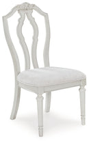 Montelaine - Dining Upholstered Side Chair (Set of 2) - Antique White