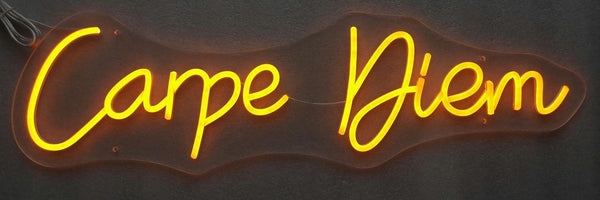 Neon Carpe Diem - Yellow