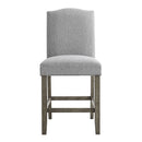 Steve Silver Grayson Counter Chair in Driftwood (Set of 2)