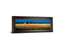 Tuscan Panorama-poppies By David Short - Blue
