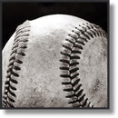 Vintage Stitch Sphere - 24" x 24" Framed Wall Art