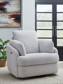 Alainmont Next-Gen Nuvella Swivel Power Recliner - Austin's Furniture Depot (Austin,TX)