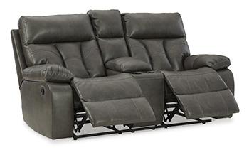 Willamen Reclining Loveseat with Console