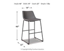 Centiar Pub Height Bar Stool - Austin's Furniture Depot (Austin,TX)
