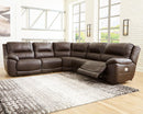 Dunleith Power Reclining Sectional - Austin's Furniture Depot (Austin,TX)