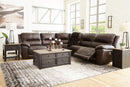 Dunleith Power Reclining Sectional - Austin's Furniture Depot (Austin,TX)