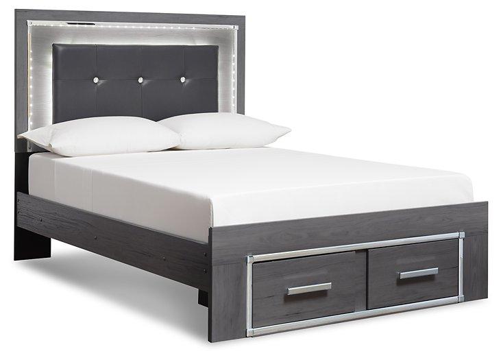 Lodanna Bed with 2 Storage Drawers