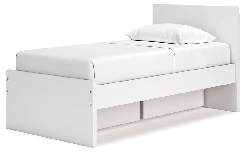 Onita Panel Bed with 1 Side Storage