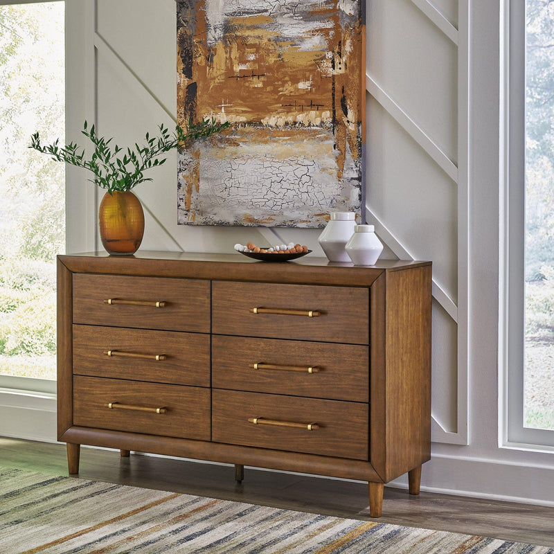 brown and gold dresser FUFU&GAGA Dark Brown 6-Drawer Standard Dresser WL0054-01 at Lowes.com