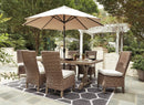 Beachcroft Outdoor Dining Set - Austin's Furniture Depot (Austin,TX)