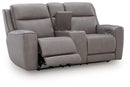 5Z-Comfort Power Reclining Loveseat with Console - Austin's Furniture Depot (Austin,TX)