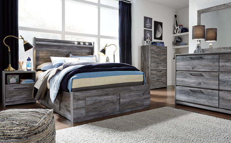 Baystorm Bed with 6 Storage Drawers - Austin's Furniture Depot (Austin,TX)