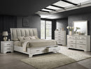 JAYMES Q STORAGE BED HB WHITE MIST - Austin's Furniture Depot (Austin,TX)