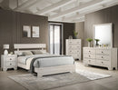 Atticus Full Platform Bed White