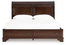 Trellington Sleigh Storage Bed