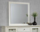 Sandy Beach Rectangular Dresser Mirror Cream White - Austin's Furniture Depot (Austin,TX)
