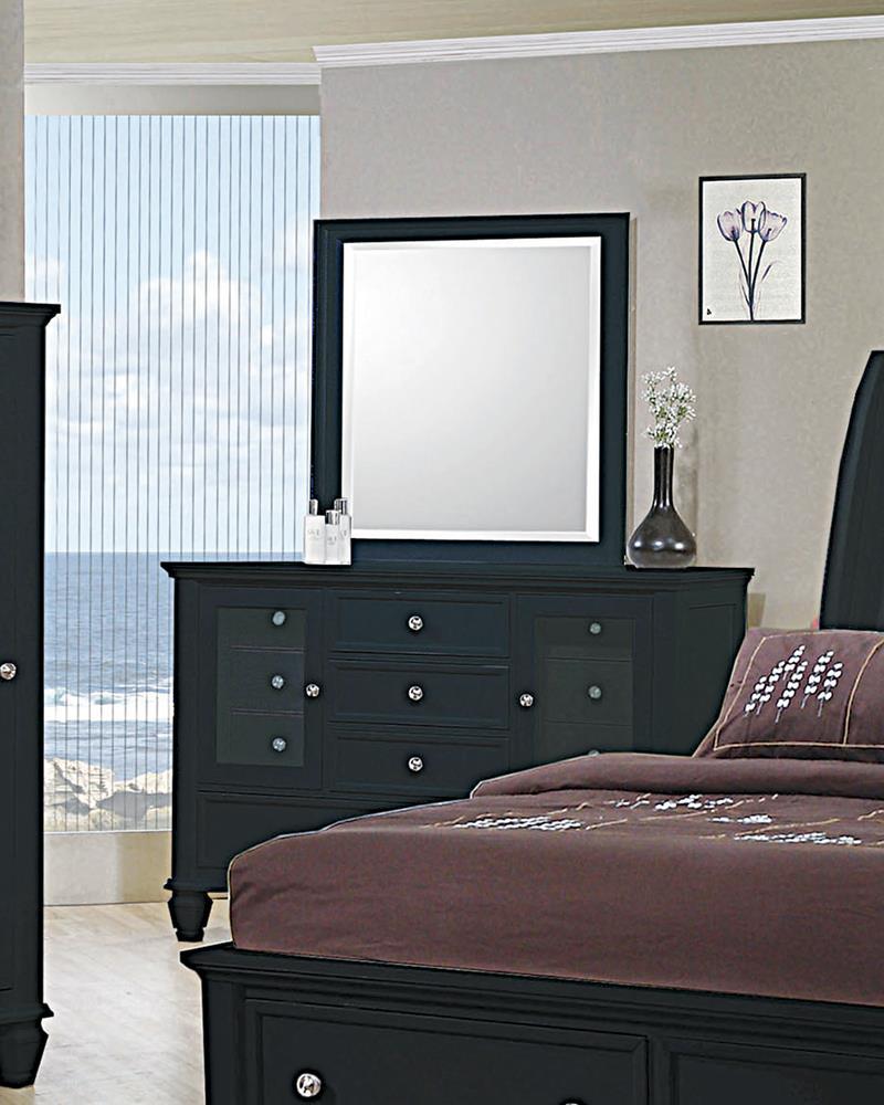 Sandy Beach Black 11 Drawer Dresser - Austin's Furniture Depot (Austin,TX)