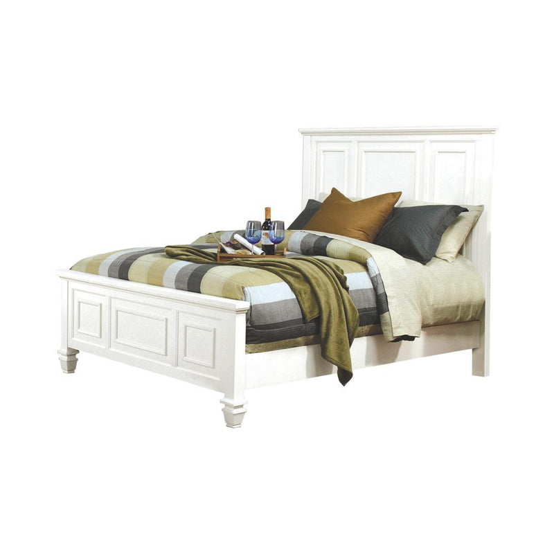 Sandy Beach White Queen Bed - Austin's Furniture Depot (Austin,TX)