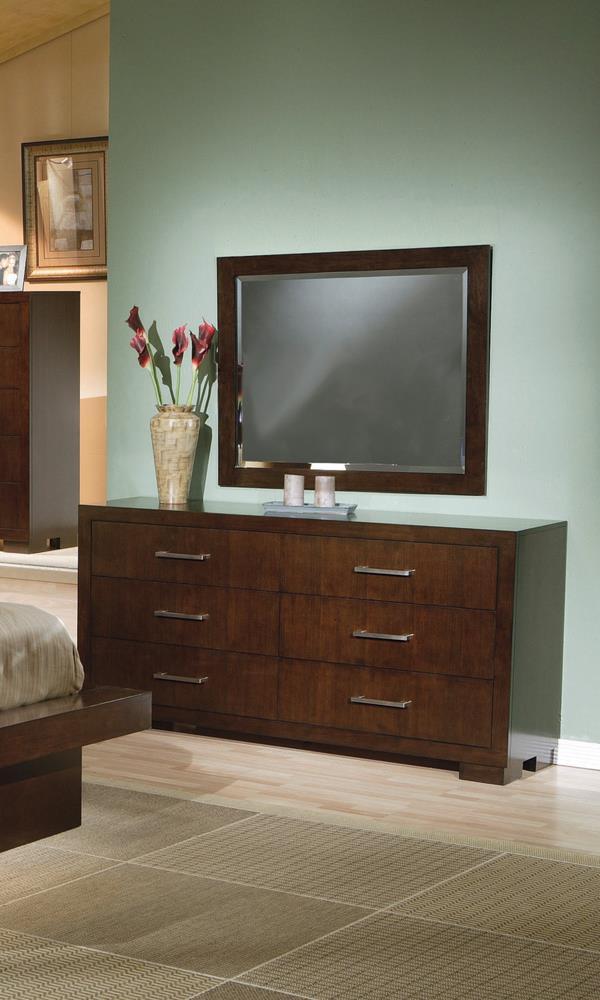 Jessica Cappuccino Six Drawer Dresser - Austin's Furniture Depot (Austin,TX)