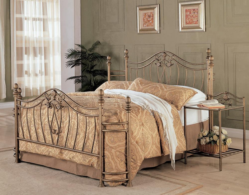 Sydney Traditional Antique Brushed Queen Bed - Austin's Furniture Depot (Austin,TX)