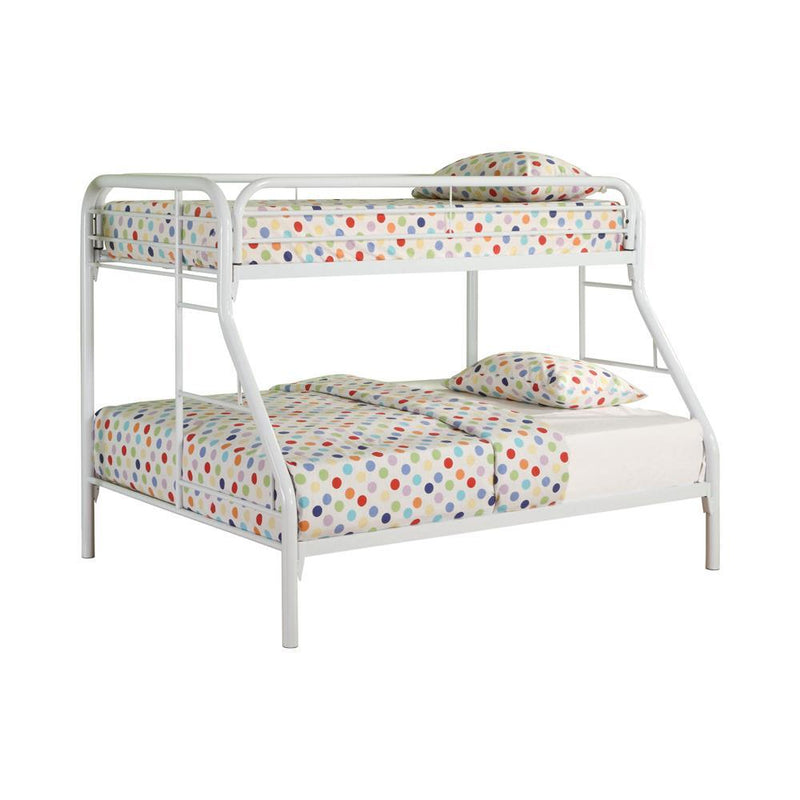 Morgan  Twin over Full White Bunk Bed - Austin's Furniture Depot (Austin,TX)