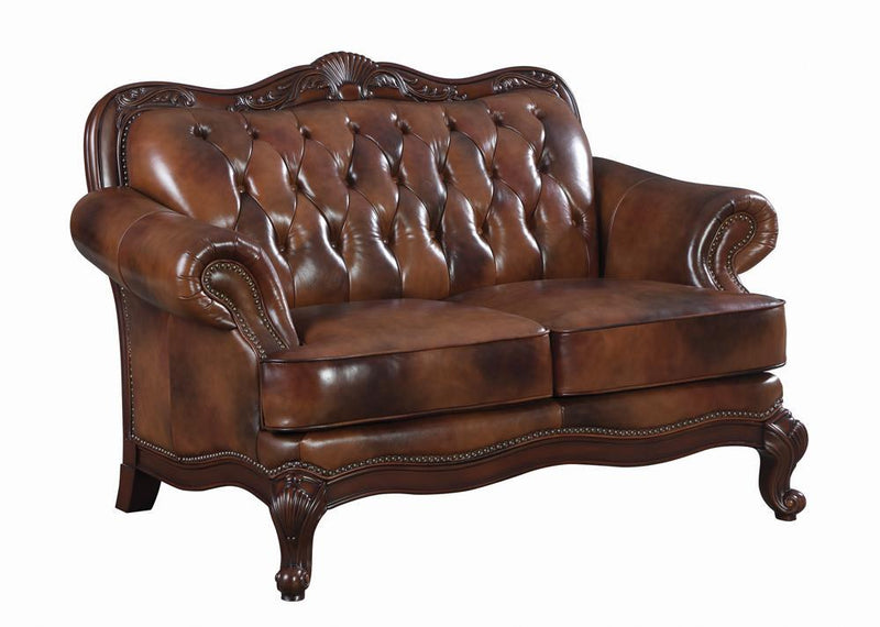 Victoria Traditional Tri Tone Loveseat - Austin's Furniture Depot (Austin,TX)