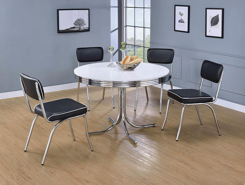 Retro Collection Chrome Dining Chair