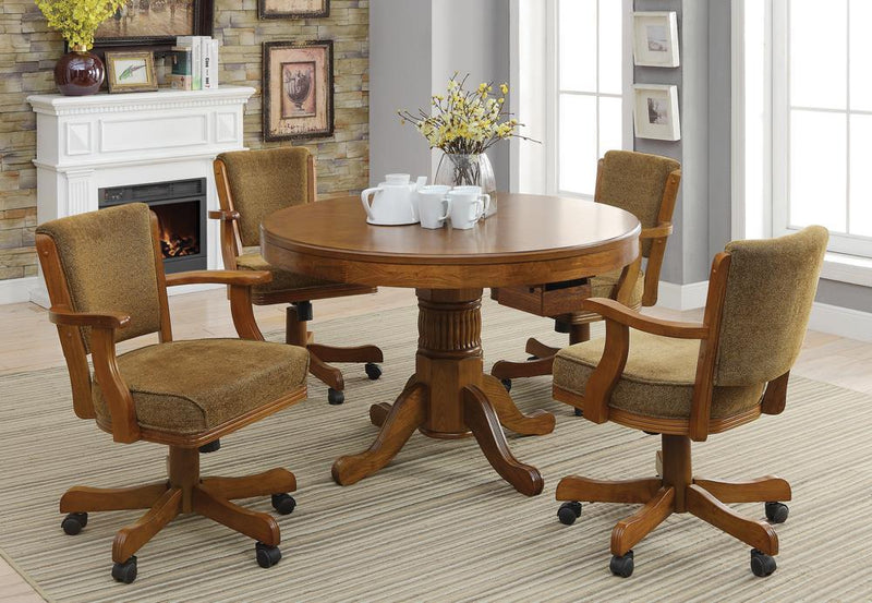 Mitchell Traditional Oak Game Table - Austin's Furniture Depot (Austin,TX)