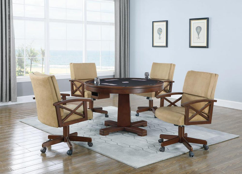 Marietta Casual Tobacco Finished Game Table - Austin's Furniture Depot (Austin,TX)