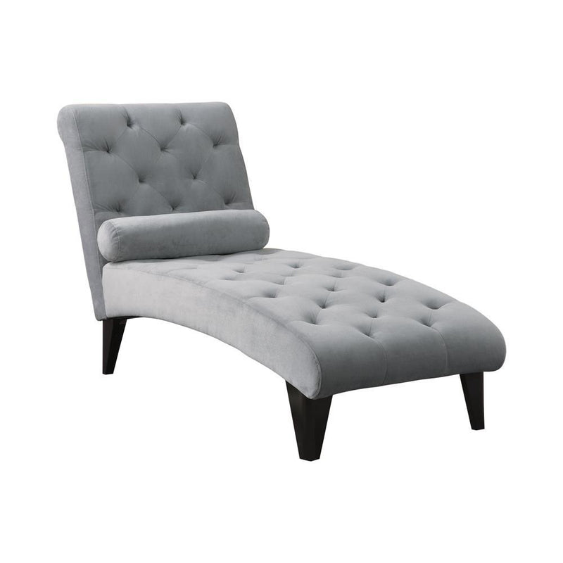 Transitional Grey Chaise - Austin's Furniture Depot (Austin,TX)