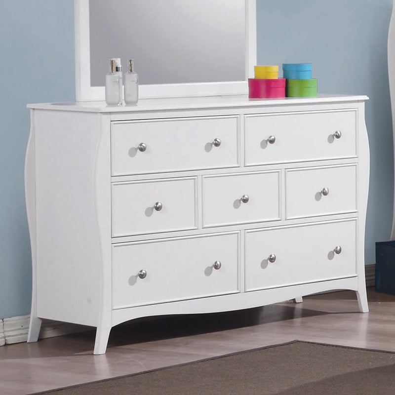 Dominique French Country White Dresser - Austin's Furniture Depot (Austin,TX)