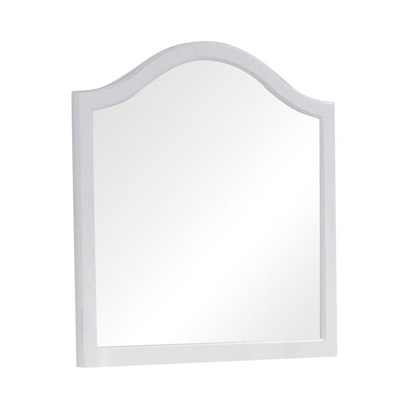 Dominique French Country White Mirror - Austin's Furniture Depot (Austin,TX)