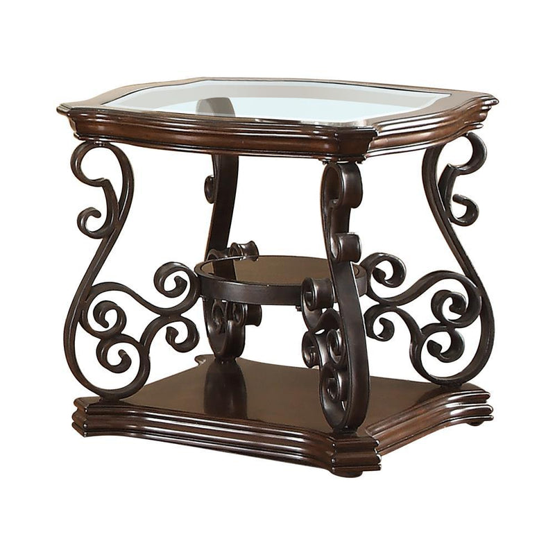 Occasional Traditional Dark Brown End Table - Austin's Furniture Depot (Austin,TX)