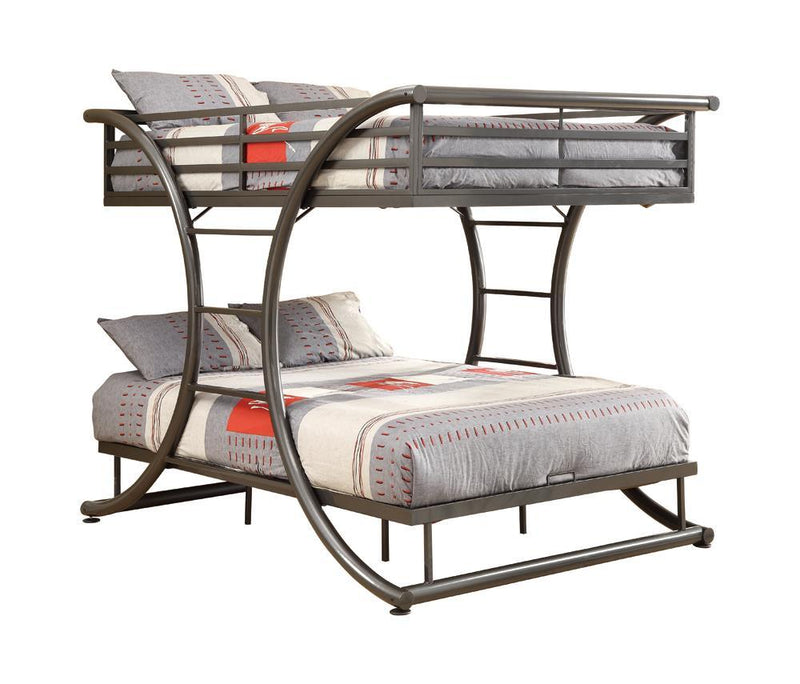 Stephan Metal Full over Full Bunk Bed - Austin's Furniture Depot (Austin,TX)