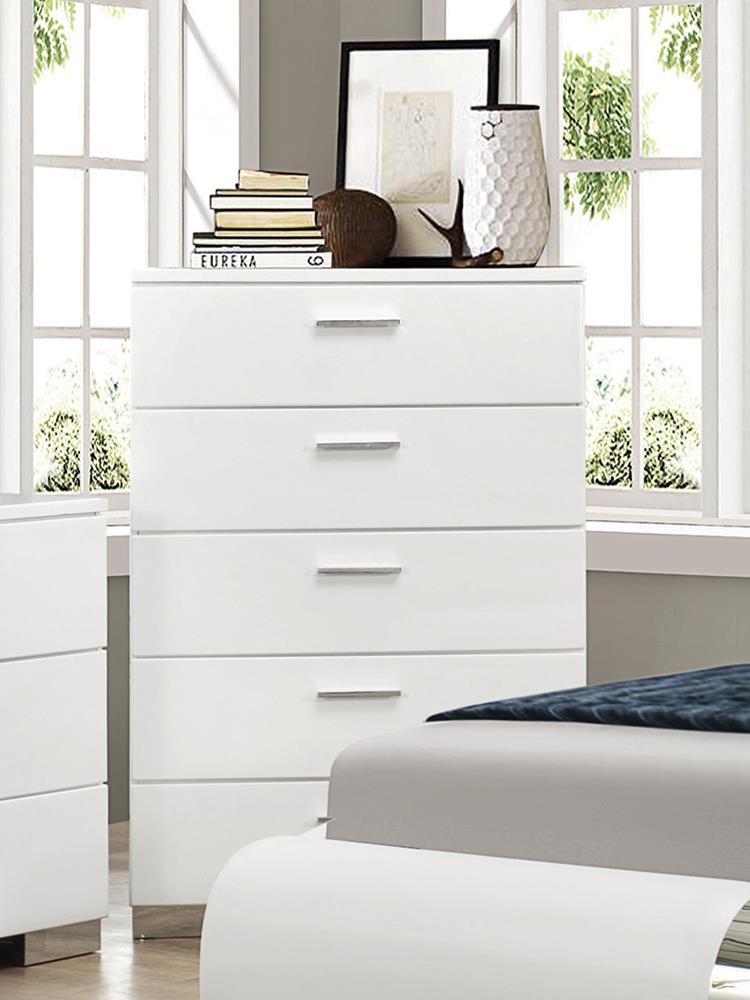 Felicity Contemporary Five Drawer Chest - Austin's Furniture Depot (Austin,TX)