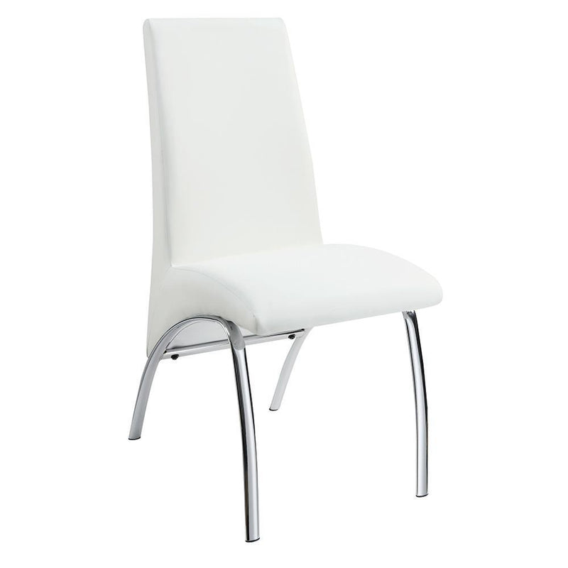 Ophelia Contemporary White Dining Chair - Austin's Furniture Depot (Austin,TX)