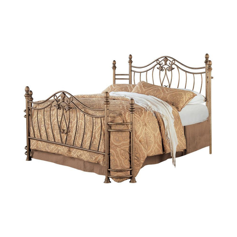 Sydney Traditional Antique Brushed Eastern King Bed - Austin's Furniture Depot (Austin,TX)