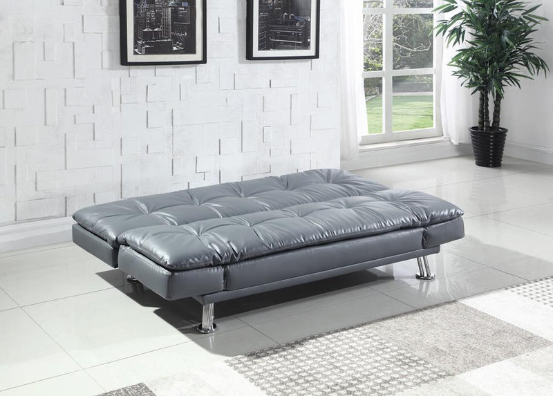 Dilleston Contemporary Dark Grey Sofa Bed - Austin's Furniture Depot (Austin,TX)