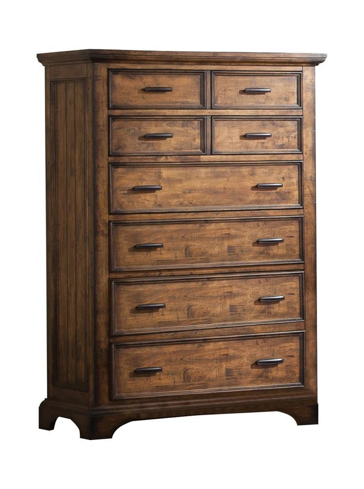 Elk Grove Rustic Eight Drawer Chest - Austin's Furniture Depot (Austin,TX)