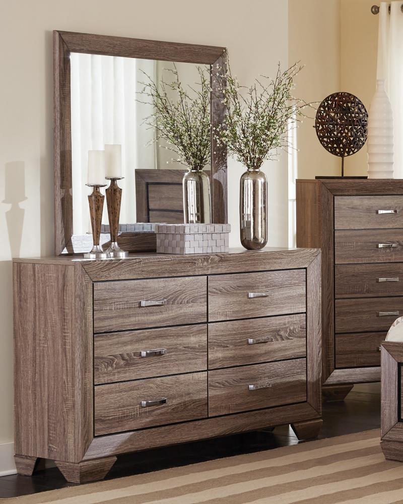 Kauffman Transitional Six Drawer Dresser - Austin's Furniture Depot (Austin,TX)