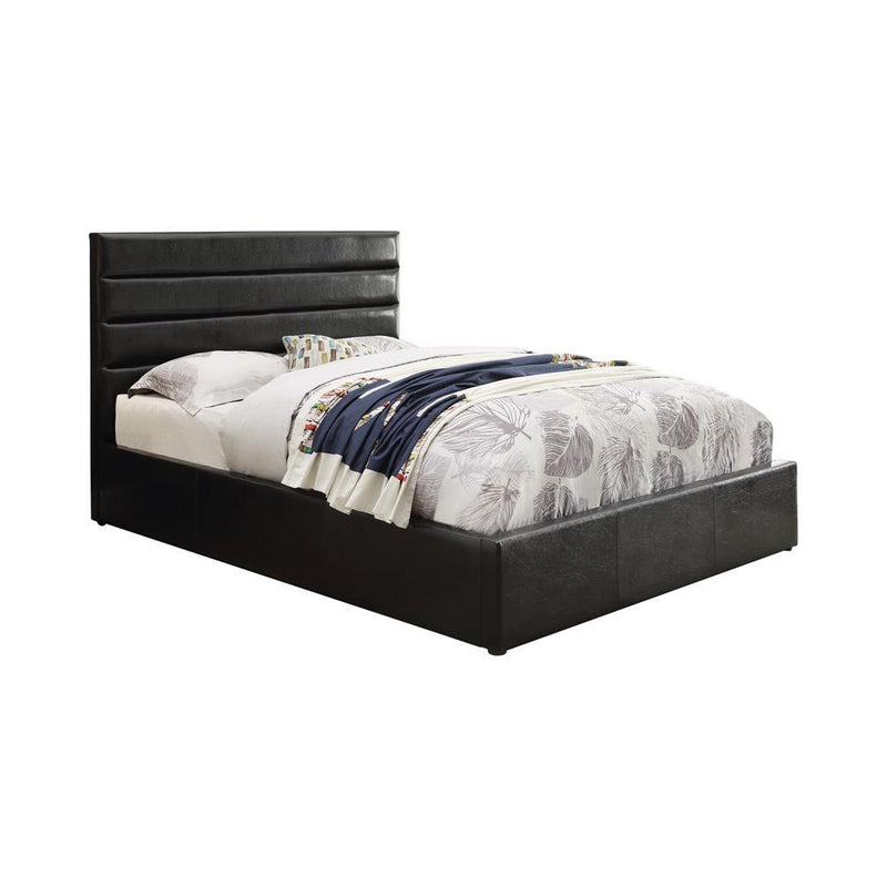 Riverbend Casual Black Full Storage Bed