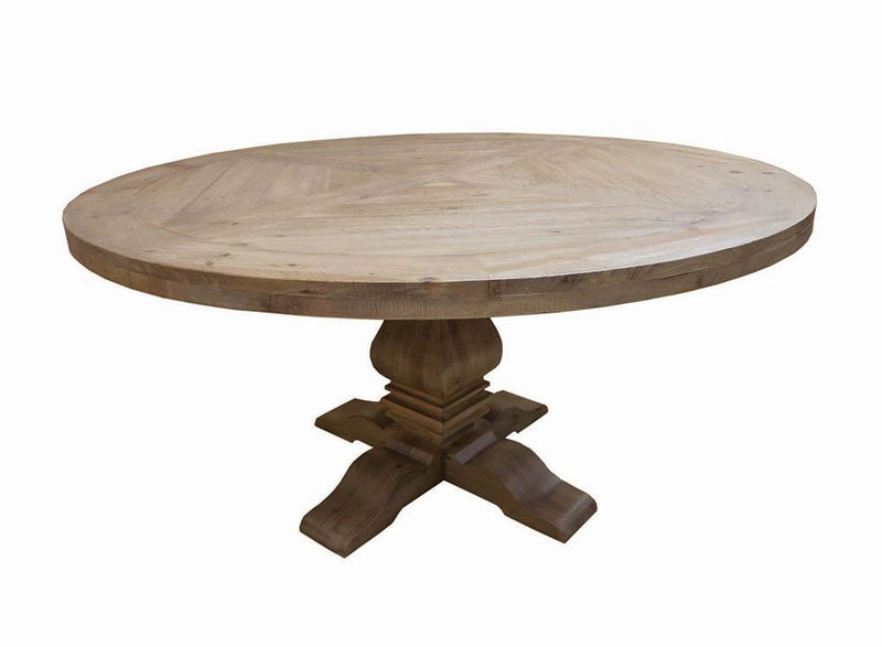 Florence Round Formal Dining Table - Austin's Furniture Depot (Austin,TX)