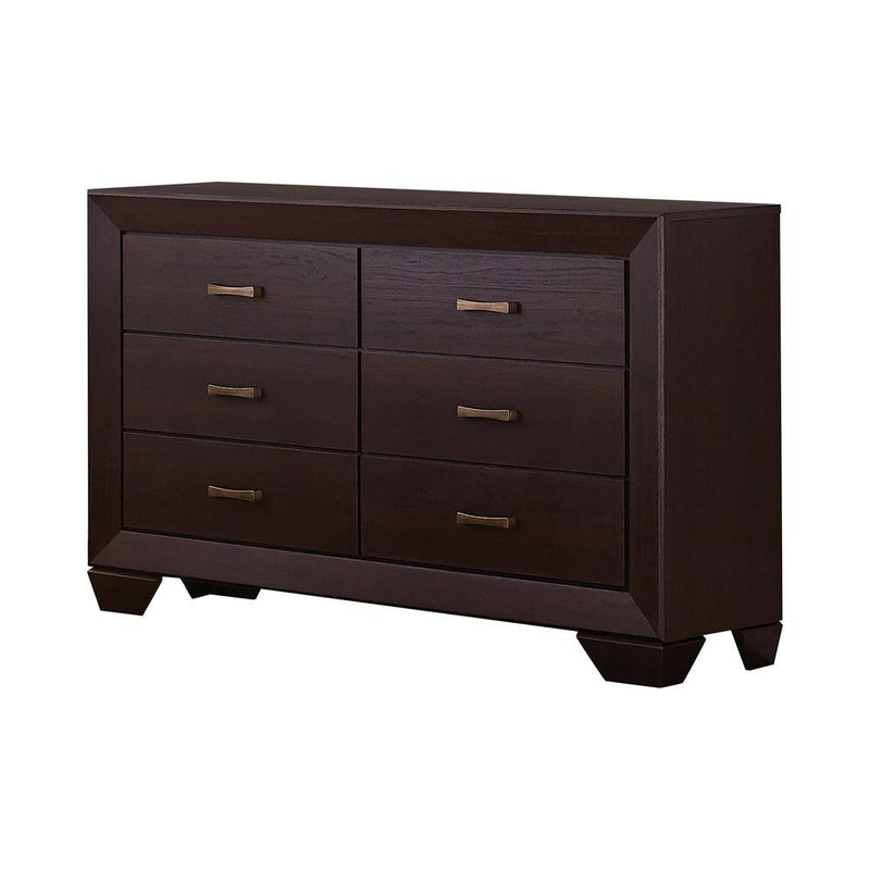 Fenbrook Dark Cocoa Six Drawer Dresser - Austin's Furniture Depot (Austin,TX)