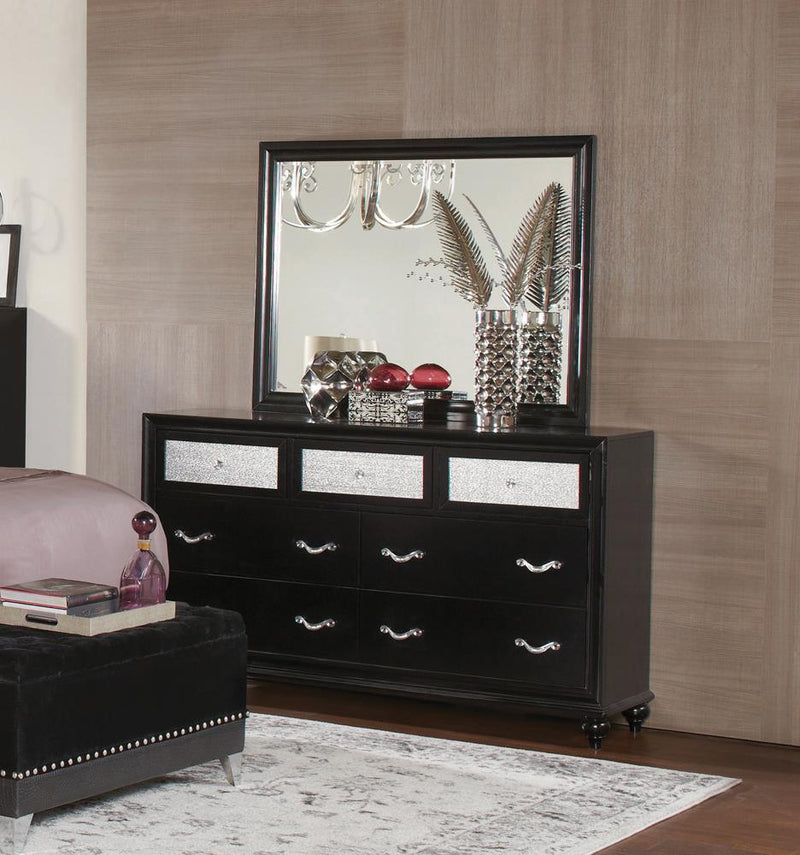 Barzini Black Dresser Mirror - Austin's Furniture Depot (Austin,TX)