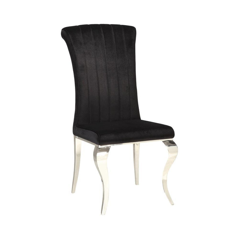 Hollywood Glam Chrome Side Chair - Austin's Furniture Depot (Austin,TX)