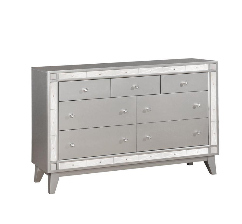 Leighton Contemporary Seven Drawer Dresser - Austin's Furniture Depot (Austin,TX)