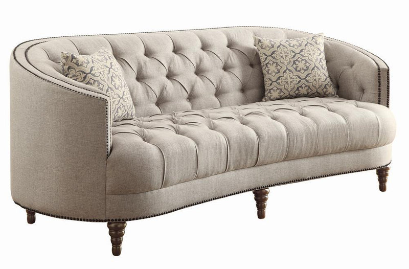 Avonlea Traditional Beige Sofa - Austin's Furniture Depot (Austin,TX)