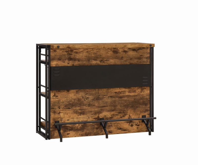 Industrial Antique Nutmeg Bar Unit - Austin's Furniture Depot (Austin,TX)