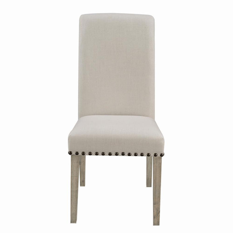 Taylor Beige Upholstered Parson Dining Chair - Austin's Furniture Depot (Austin,TX)