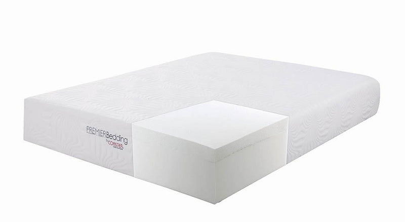 Ian White 12 Inch Queen Memory Foam Mattress - Austin's Furniture Depot (Austin,TX)